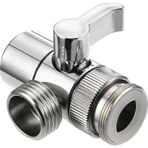 Switch Faucet Adapter 3 Way Tee Connector Shower Head Diverter Valve Home Improvement Shower Faucets Water Separator