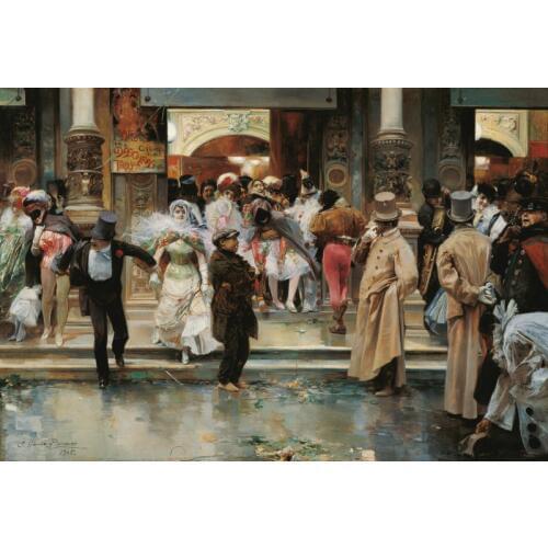 Free shipping classical figure portrait ballroom door sencery canvas prints oil painting on canvas wall art decoration picture