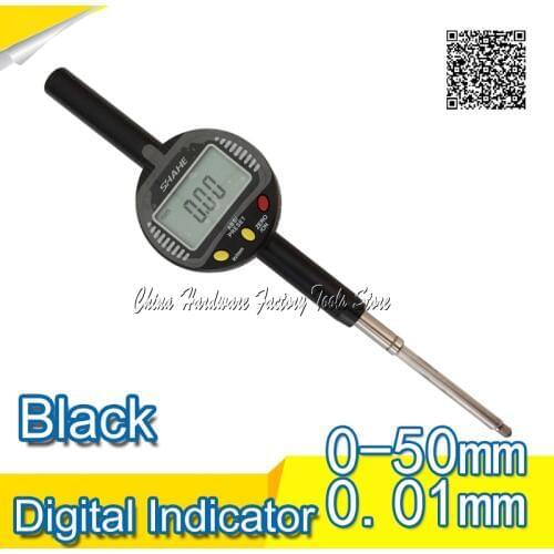 0-50 mm/0.01 mm digital dial indicator dial indicator gauge 50 mm 0.01mm digital indicator