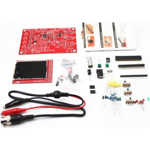 1pc DIY Digital Oscilloscope Kit osciloscopio Electronic Learning Kit DSO FNIRSI-138 kit 2.4" 1Msps usb handheld oscilloscope