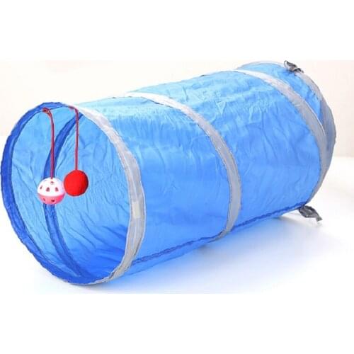 Cat Toy Foldable Cat Tunnel Cat Channel Cat Bell Ball Interactive Cat Toy Cat Tunnel Pet Products Cat Stuff