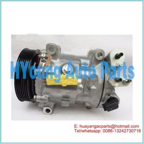 SD7C16 1300 auto air con compressor for Citroen C5 Peugeot 607 407 6453 PM 6453PN 9648138680 765844