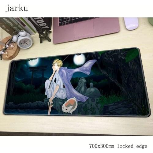 Natsume yuujinchou mousepad gamer 700x300X3MM gaming mouse pad Birthday notebook pc accessories laptop padmouse ergonomic mat