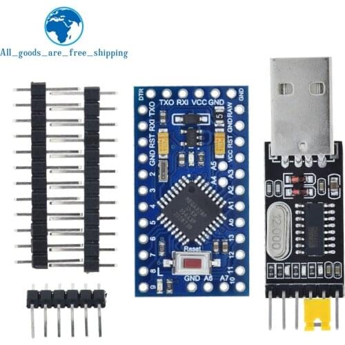 Pro Mini 328 Mini 3.3V/8M 5V/16M ATMEGA328 ATMEGA328P-AU 3.3V/8MHz 5V/16MHZ for Arduino Driver CH340G PL2303 FT232RL CP2102