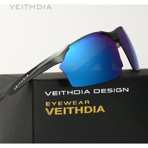 VEITHDIA Aluminum Magnesium Polarized Men Sunglasses Driver Mirror Sun Glasses Male Eyewear For Men oculos de sol masculino 6576