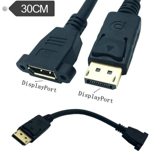 Gold-plated DP extension cord male to female interface displayport high-definition adapter cable display cable short line