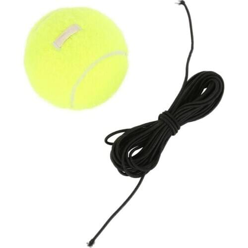Durable Tennis Balls Tennis Trainer with String Sparring Device Trainers Tennis Ball Sports Tournament Outdoor Line Cord Tool