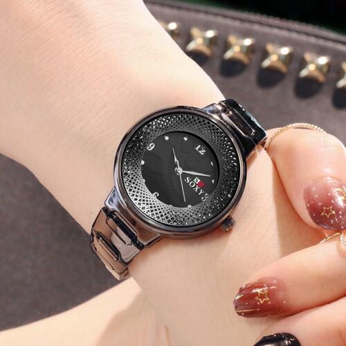 Simple Fashion Watch Women New Stainless Steel Wrist Watch Creative Womens Watches Ladies Clock Montre Femme Relogio Feminino