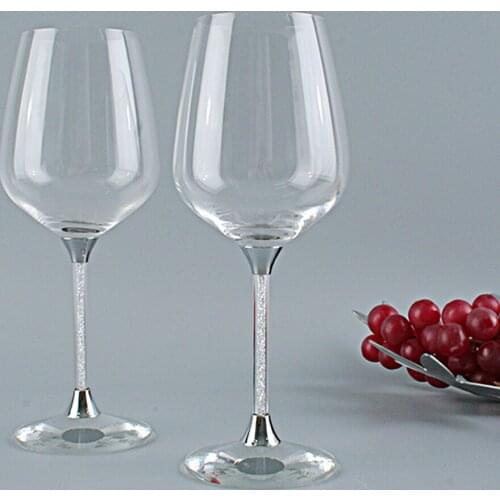 Christmas Gifts 2018 Crystal Wine Glasses Shinning Wedding Cristal Cup Christmas Party Decorations For Home Wedding Tableware