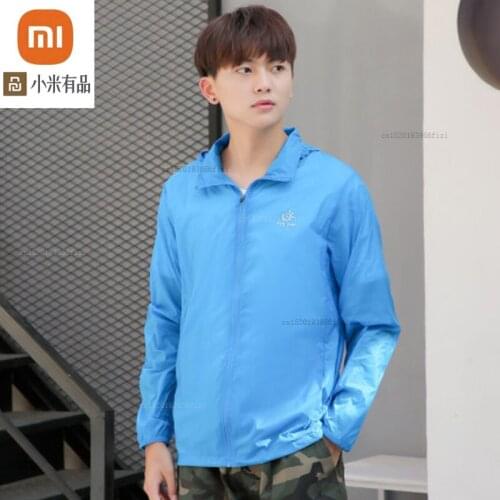 Xiaomi youpin sun protection clothing mens light and breathable sun protection clothing mens fashion jacket mens jacket