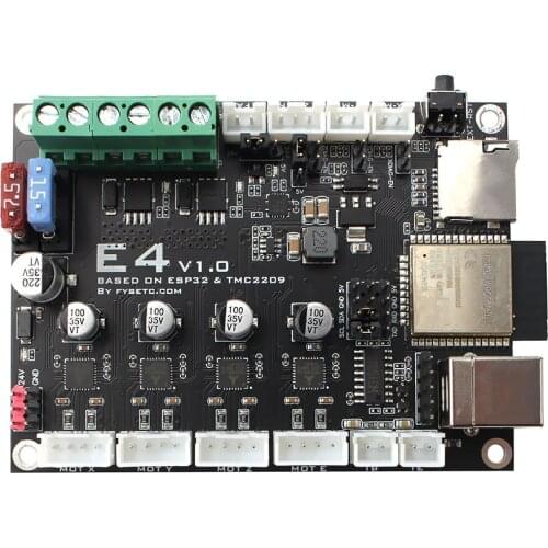 100% Brand New and High Quality 1 Set E4 V1.0 Wifi Control Board ESP32&TMC2209 with Bluetooth for 3D Printer CNC Routers