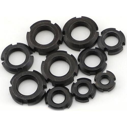 1PCS-M55/M56/M60*1.5 Tooth GB812 Round Nut / Slotted Nut/ Lock Nut