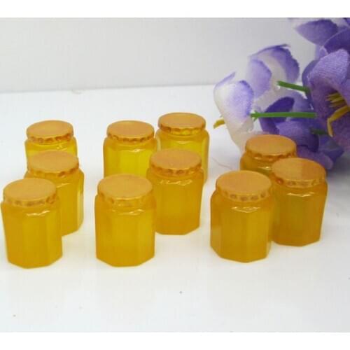 20Pcs Resin Yellow Sunshine Bottle Decoration Crafts Flatback Cabochon Scrapbooking Fit Hair Clips Embellishments Beads Diy
