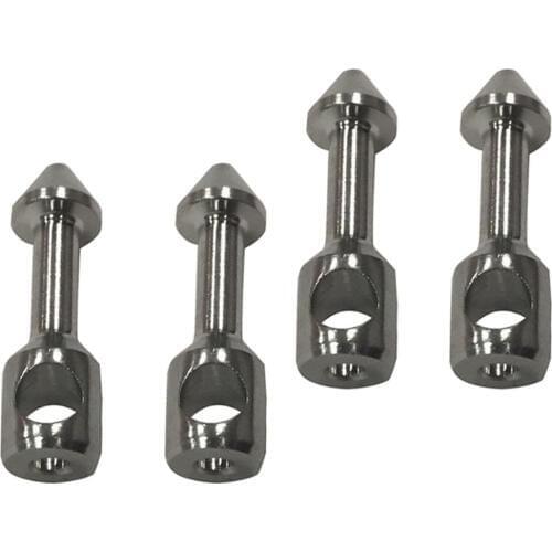 4 Pieces Stainless Steel Spear Band Wishbone Inserts Fishing Spear Nail Barbed Fish Fork for Spearfishing Scuba Diving Tackles