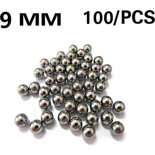 60pcs/lot 9mm Hunting Slingshot Balls Stainless AMMO Steel Balls For Sling Shot Stainless Steel Balls For Shooting