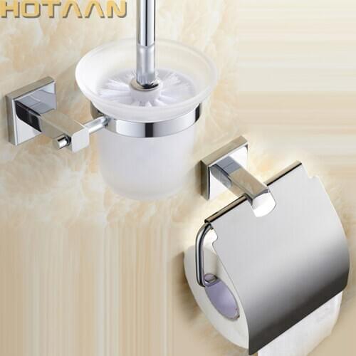 Free shipping,Brass Bathroom Accessories Set,Paper Holder toilet brush holder,bathroom sets,YT-10900-2