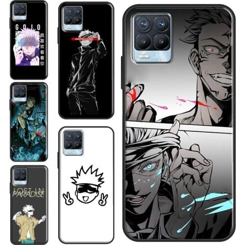Jujutsu Kaisen Anime Phone Case For OnePlus 9 Pro 8T Nord 8 Pro Cover For OPPO Realme 7 8 6 Pro C3 C21 GT Neo