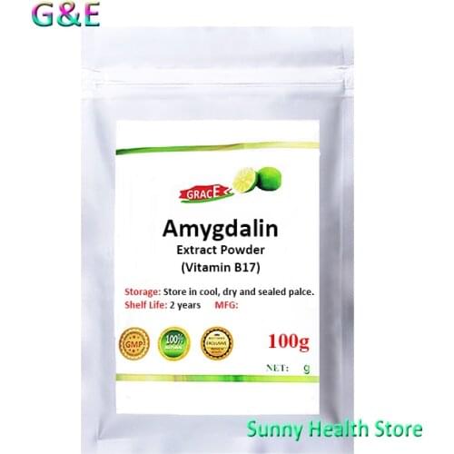 Bitter Apricot Seed Extract 20:1 Powder ,Amygdalin ,B17,Free Shipping