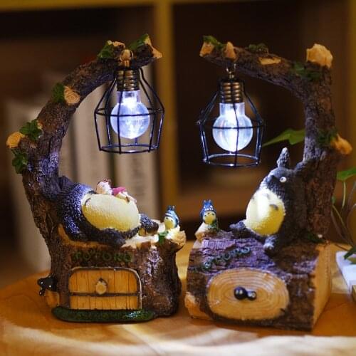 Studio Ghibli Miyazaki Hayao No Face Man Action Figure Doll Japan Anime My Neighbor Totoro Led Night Light Home Decoration toy