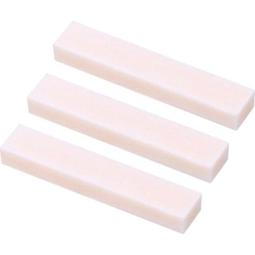 Guitar Blank Bone Nut Real Buffalo Bone Guitar Bass Bridge Saddle Nut LP Guitar