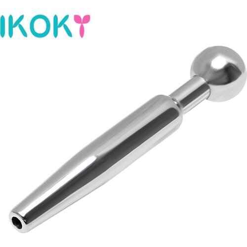 IKOKY Horse Eye Stimulation Penis Plug Urethral Dilators Stainless Steel Male Masturbation Catheters Sounds Sex Toys for Men