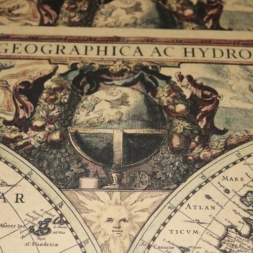 Kraft Map 20 pcs Mythology portrait poster 72.5*51.5cm Vintage Religious Characters Poster European ancient times portraits