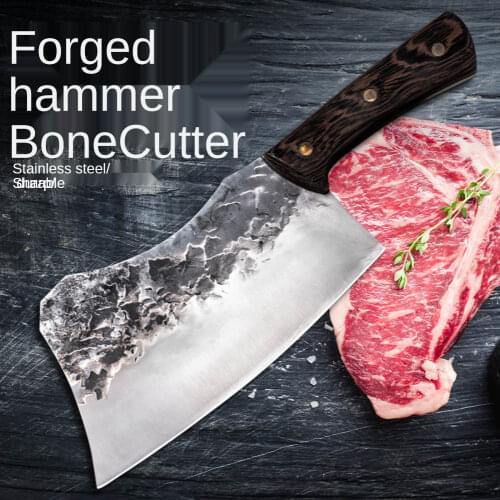 Kitchen Knife Damascus Laser pattern chinese Butcher Knife Stainless Steel Bone Chopping Meat Cleaver Vegetable Cutter Sicer