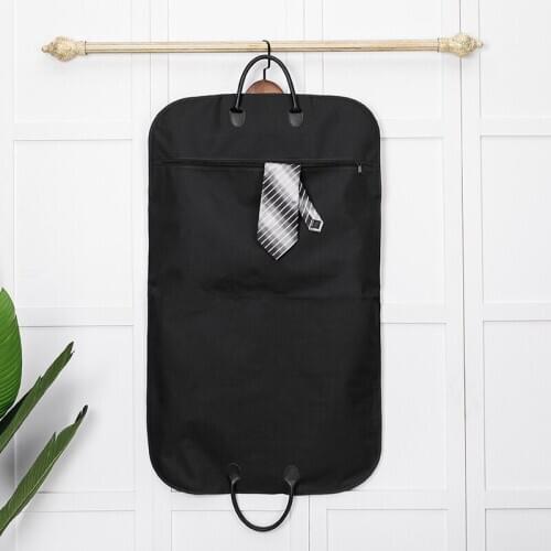 Men Waterproof Dustproof Suit Storage Bag Business Trip Wardrobe Hanging Zipper Garment Dust Cover Organizer Accessories Product