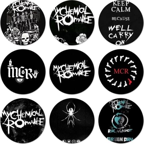 My Chemical Romance Icons Pins Badge Decoration Brooches Metal Badges For Clothes Backpack Decoration