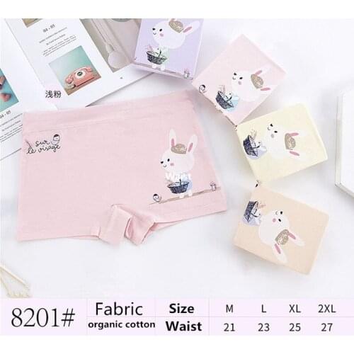 Spring and summer girls' underwear cartoon printed rc cotton soft and comfortable 2-10 year old baby childrens boxer briefs