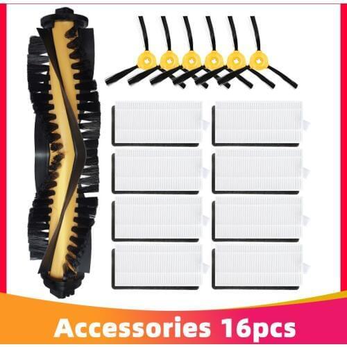 Main Brush Side Brushes Hepa Filter Mop Cloth Replacement Part for Eufy RoboVac 11 11C Robotic Vacuum Cleaner