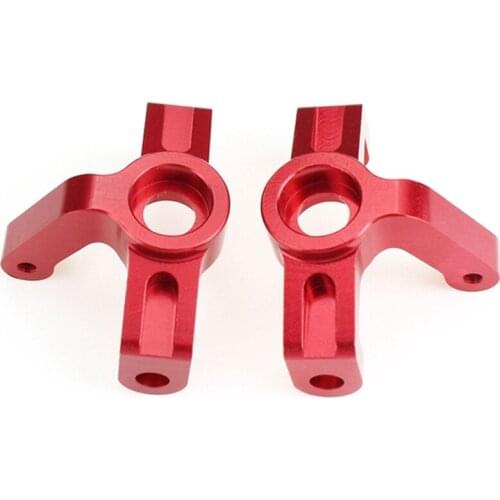 2 Pcs Aluminum Alloy Front Steering Cup Steering Blocks for Wltoys 104001 1/10 RC Car Upgrade Parts Accessories