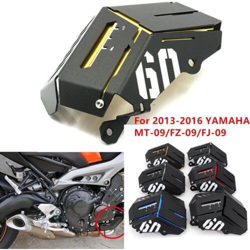 Motorcycle Radiator Water Coolant Resevoir Tank Guard Cover For YAMAHA MT-09 MT09 FZ-09 FZ09 2014 2015 2016