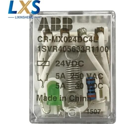 ABB Intermediate Interface Relays CR-MX024DC4L (dc 4 on/off) For Industrial Control