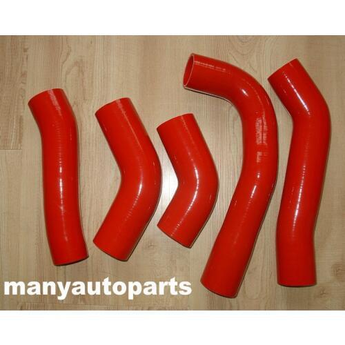 SILICONE INTERCOOLER TURBO HOSE KIT FOR TOYOTA SUPRA MK3 MA70 7MGTE 1986-1992 RED