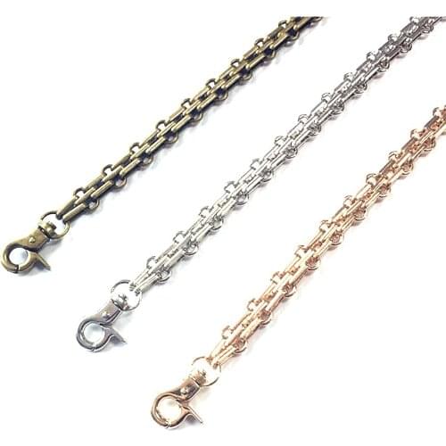 40PCS 25cm Metal Chains Replacement for Handbag Clutch Bag Purse Straps Decoration Luggage Hardware Accessories Parts 3 Colors