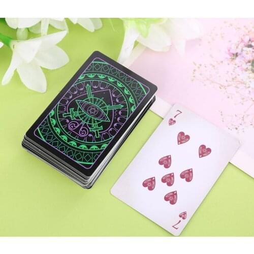 Student Magic Poker Creative Tarot Divination Playing Cards Board Game Props Party Table Card Card Game Deck of Cards Gift Card