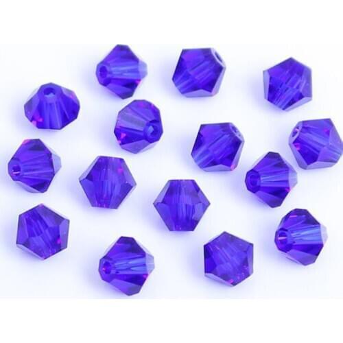 Dark Blue 6mm 288pcs/Lot Chinese Top Quality Crystal Bicone Beads Free Shipping