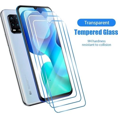 Tempered glass for xiaomi Poco C3 X3 X2 M2 F2 pro Pocophone F1 protective film xiaomi mi play phone screen protector smartphone