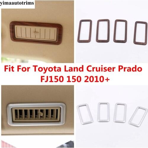 Car Interior Roof Rear Air Confitioner AC Vent Outlet Cover Trim Accessories For Toyota Land Cruiser Prado FJ150 150 2010 - 2020