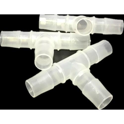 5 Pcs Equal-diameter three T-joint Plastic connector Hose connector Plastic connector