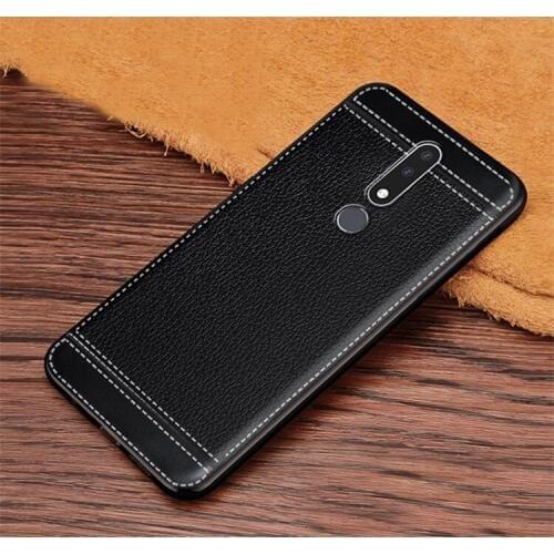 For Nokia 3.1 Plus 3.1+ TA-1118 Case Cover Leather Texture Soft TPU Back Case For Nokia 7.1 5.1 Plus Capa