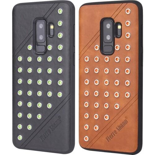 Retro Star Sky Case for Samsung Galaxy Note9 Note 9 Cover Vintage Fashion Simple PU Leather Back Cover Capa for Samsung S9 Plus