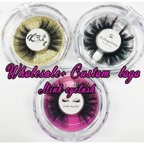 FOXYFOX Mink Lashes 25mm Eyelashes Wholesale Round Eyelashes Package Bulk 100% Cruelty Free Dramatic False Eyelashes