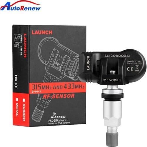 LAUNCH LTR-01 RF Sensor 315MHz & 433MHz TPMS Sensor Tool Metal & Rubber Compatiable With Launch X-431 TSGUN WAND