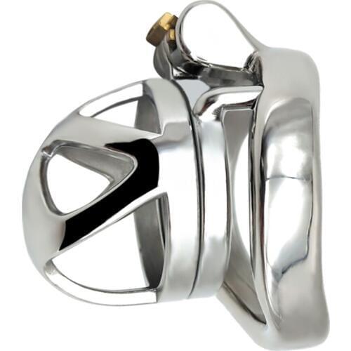 Stainless Steel Cock Cage Male Chastity Devices For Men Metal Chastity Belt Penis Ring Cock Lock Bondage Adult Products Sex Toy
