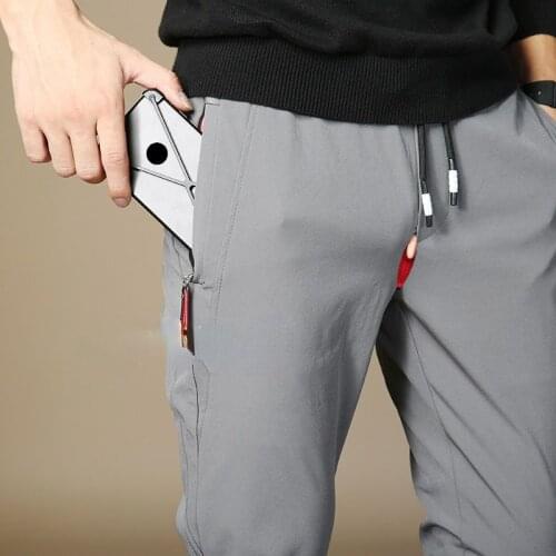 Crotch Pants Mens Double-Headed Invisible Zipper Open-Seat Pants Large Opening Outdoor Mens Outdoor Wear Convenient Pants