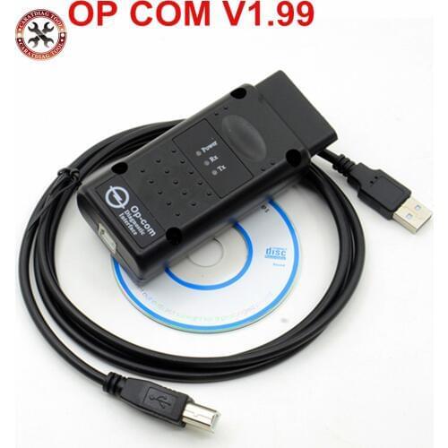 Newest OPCOM V1.99 Professional Diagnostic Tool For Opel OP COM OP-COM With PIC18F458 Firmware V1.99 Auto Scanner