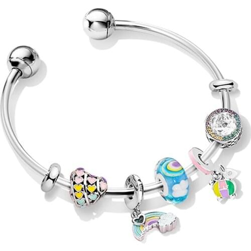 NEW 100% 925 Sterling Silver 1:1 Original Star Dreams Childlike ZT0179 Gift Set Jewelry Women Luxury Goods Store