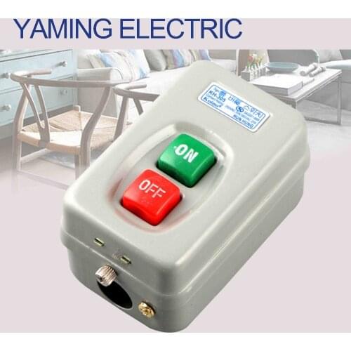 P142 KH series on-off 3P 30A/250V 20A/380V transfer push button switch control Box electrical Motor start switch KH-305